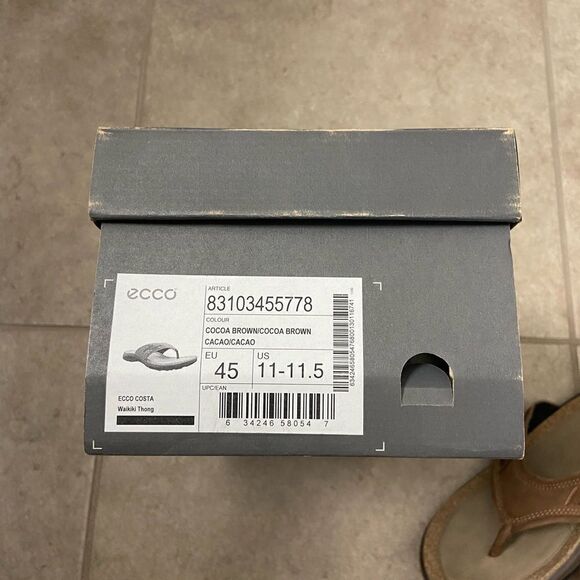 Ecco Waikiki Cocoa Brown Sandals - Picture 6 of 6